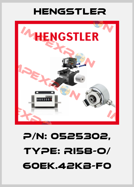 p/n: 0525302, Type: RI58-O/ 60EK.42KB-F0 Hengstler