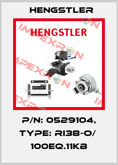 p/n: 0529104, Type: RI38-O/  100EQ.11KB Hengstler
