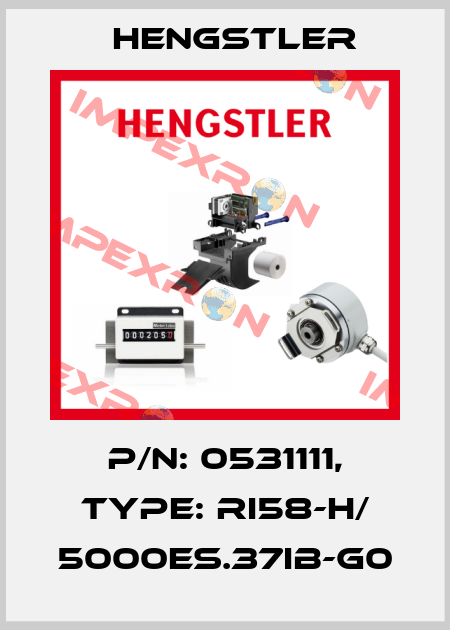 p/n: 0531111, Type: RI58-H/ 5000ES.37IB-G0 Hengstler