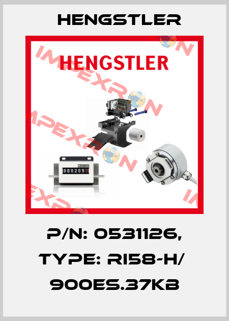 p/n: 0531126, Type: RI58-H/  900ES.37KB Hengstler