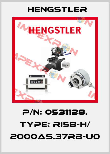 p/n: 0531128, Type: RI58-H/ 2000AS.37RB-U0 Hengstler