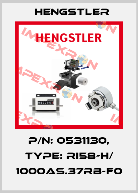 p/n: 0531130, Type: RI58-H/ 1000AS.37RB-F0 Hengstler