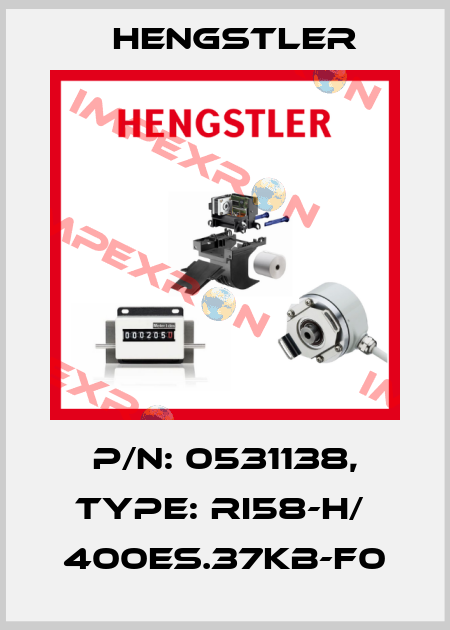 p/n: 0531138, Type: RI58-H/  400ES.37KB-F0 Hengstler