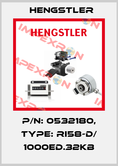 p/n: 0532180, Type: RI58-D/ 1000ED.32KB Hengstler