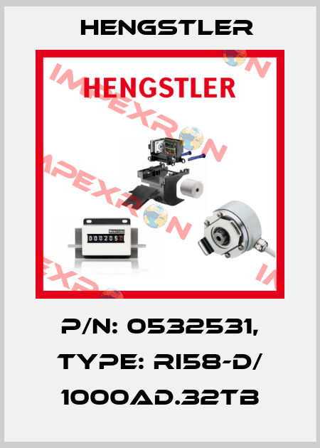 p/n: 0532531, Type: RI58-D/ 1000AD.32TB Hengstler