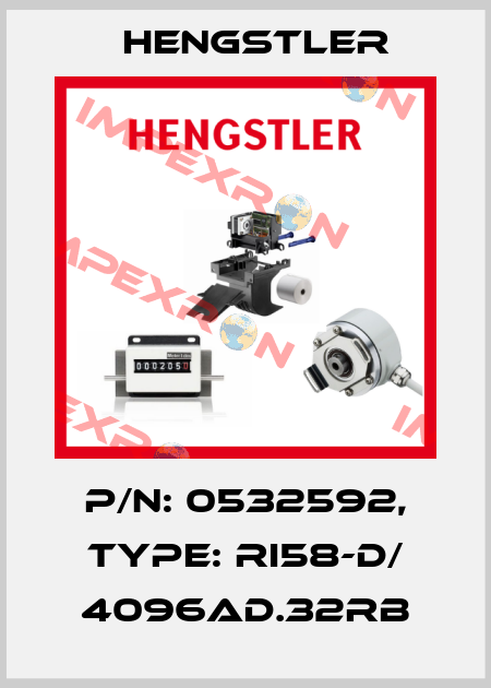 p/n: 0532592, Type: RI58-D/ 4096AD.32RB Hengstler