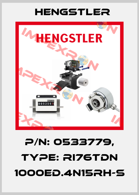 p/n: 0533779, Type: RI76TDN 1000ED.4N15RH-S Hengstler