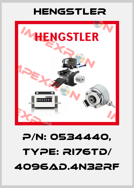 p/n: 0534440, Type: RI76TD/ 4096AD.4N32RF Hengstler