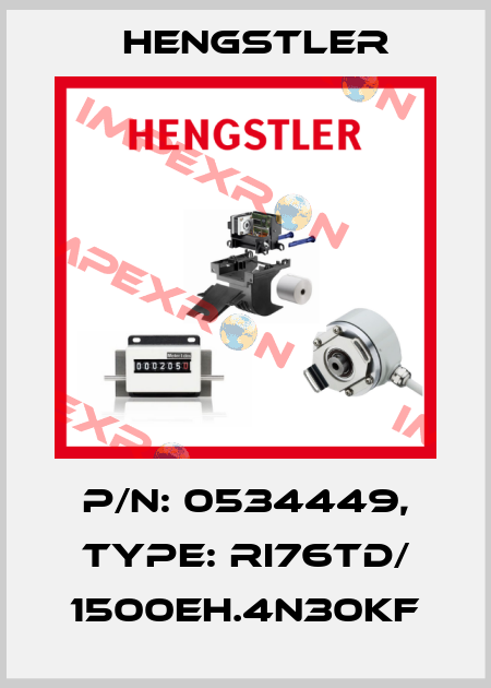 p/n: 0534449, Type: RI76TD/ 1500EH.4N30KF Hengstler