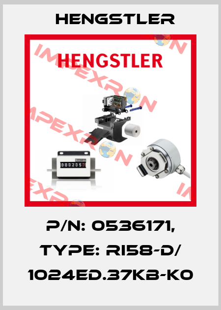 p/n: 0536171, Type: RI58-D/ 1024ED.37KB-K0 Hengstler
