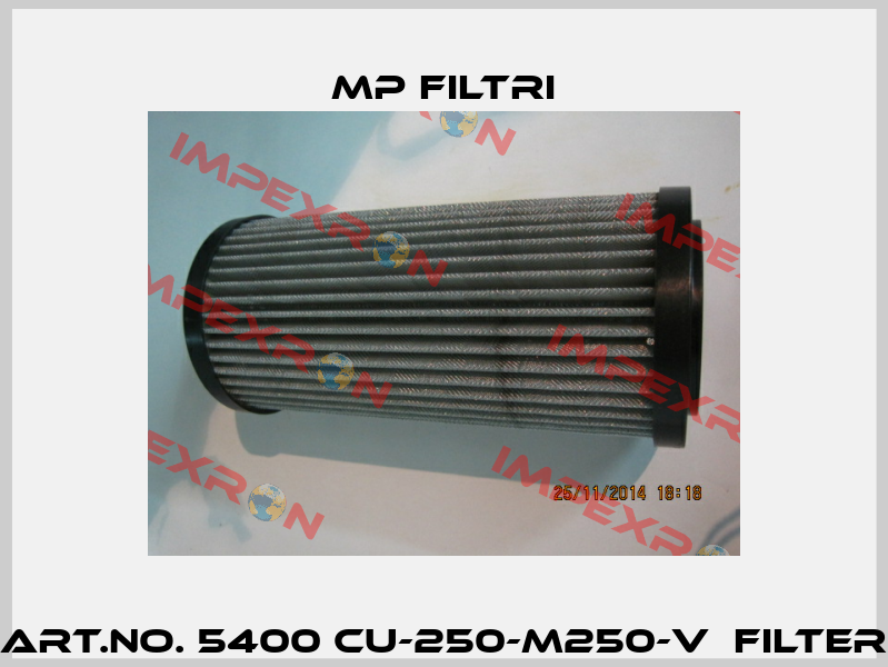 Art.No. 5400 CU-250-M250-V  filter MP Filtri