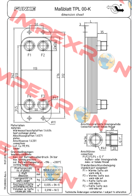 TPL 00 K 10-12 / PN: 632 800 817 2 00 Funke