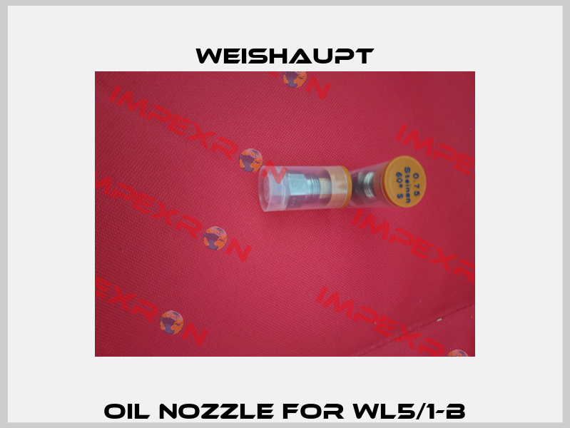 Oil nozzle for WL5/1-B Weishaupt