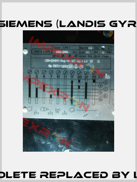 LFE 1 obsolete replaced by LFE1/8853  Siemens (Landis Gyr)