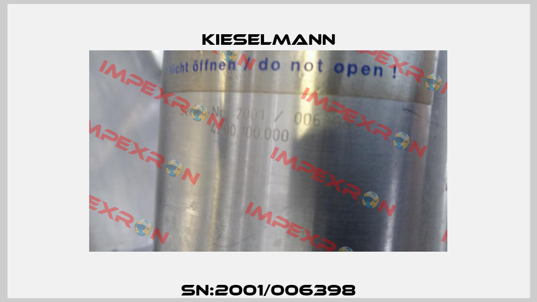 SN:2001/006398 Kieselmann