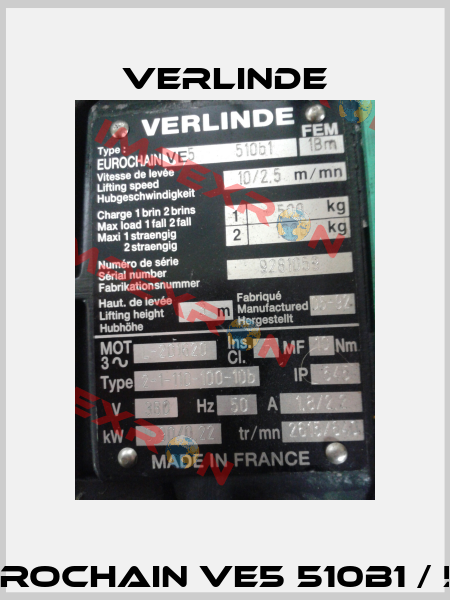 (0703C) Eurochain VE5 510b1 / 5x15 H80C  Verlinde
