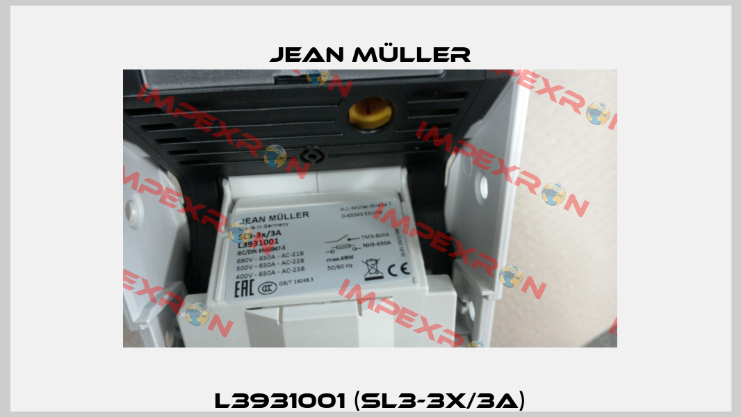 L3931001 (SL3-3x/3A) Jean Müller