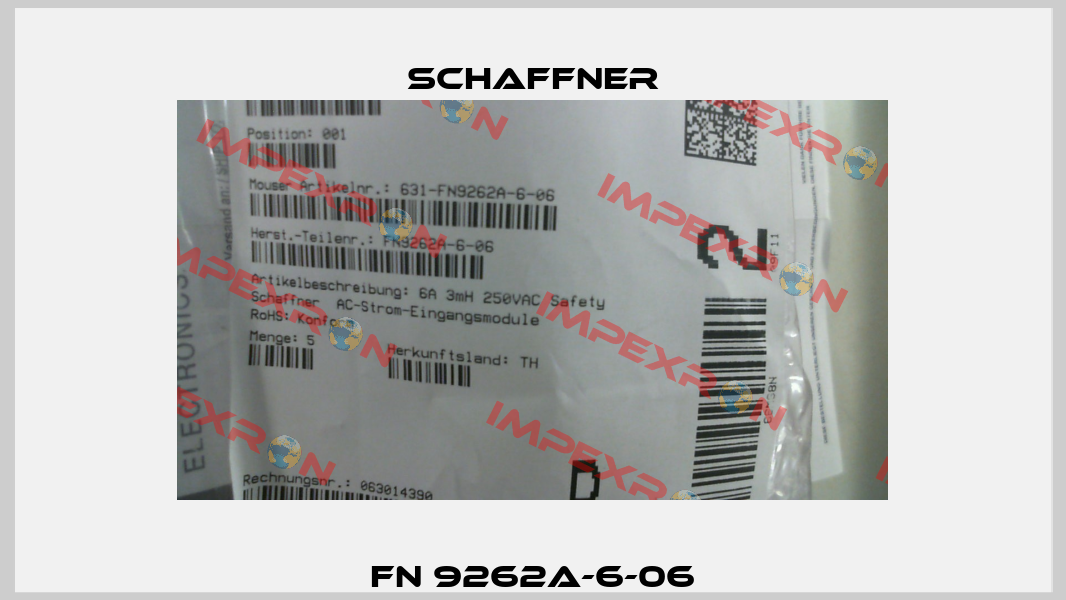 FN 9262A-6-06 Schaffner