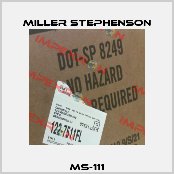 MS-111 Miller Stephenson