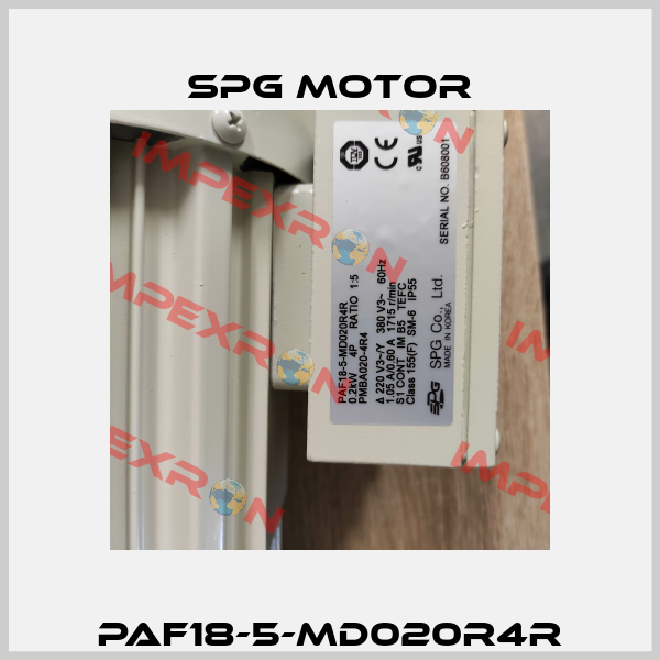 PAF18-5-MD020R4R Spg Motor