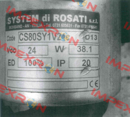 CS80SY1V24C   oem System di Rosati