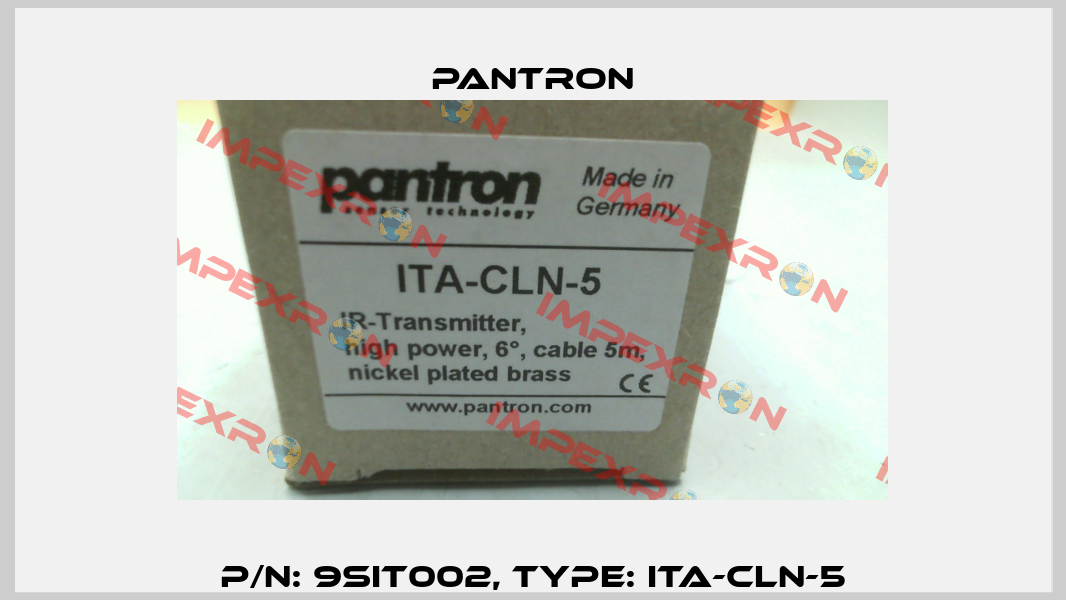 p/n: 9SIT002, Type: ITA-CLN-5 Pantron