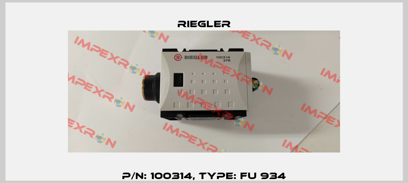 p/n: 100314, Type: FU 934 Riegler